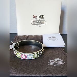 Coach Optic C Bangle Bracelet NWT
